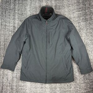 Weatherproof Men's Size XL Charcoal Gray Full Zip Insulated Jacket Classic Style